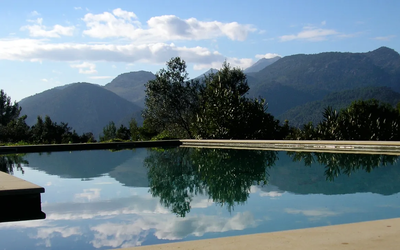 Crystal infinity pool at La Serrania